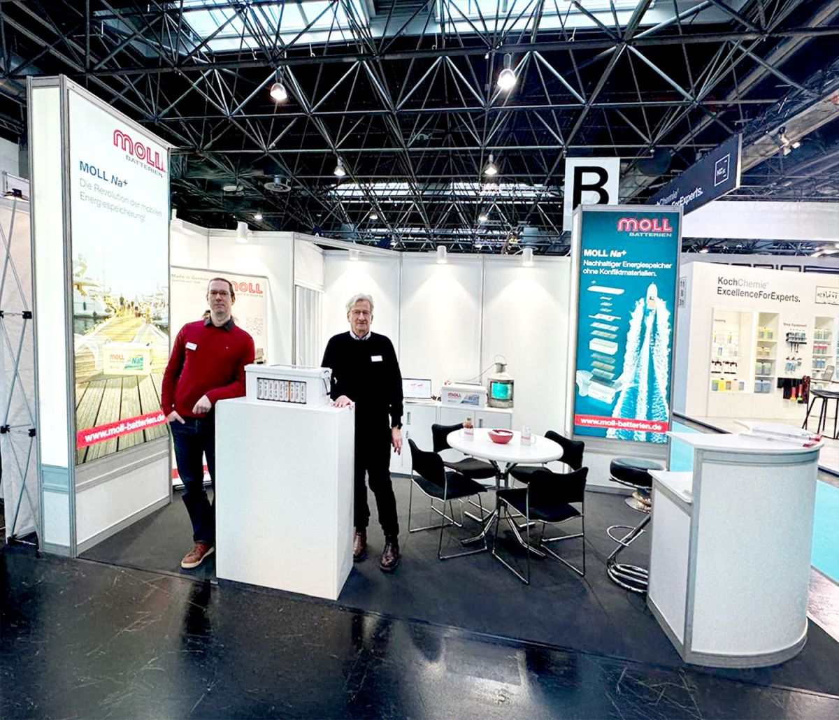 MOLL Messestand auf der boot Düsseldorf
